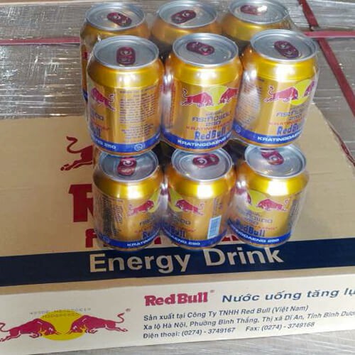 [Mã 267FMCGSALE giảm 8% đơn 500K] LỐC 6 LON TĂNG LỰC REDBULL BÒ HÚC VIỆT 250ML