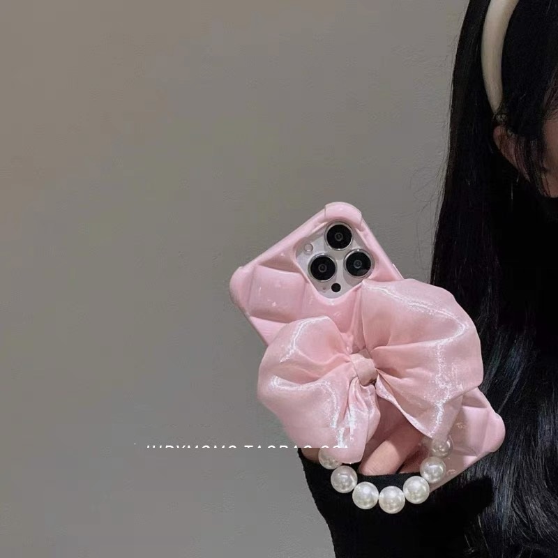 Ốp Điện Thoại tpu In Hoạt Hình Kèm Dây Đeo Ngọc Trai Cho iphone 7plus 8plus 13 pro max ins12 pro max x/xs max11 pro max xsmax