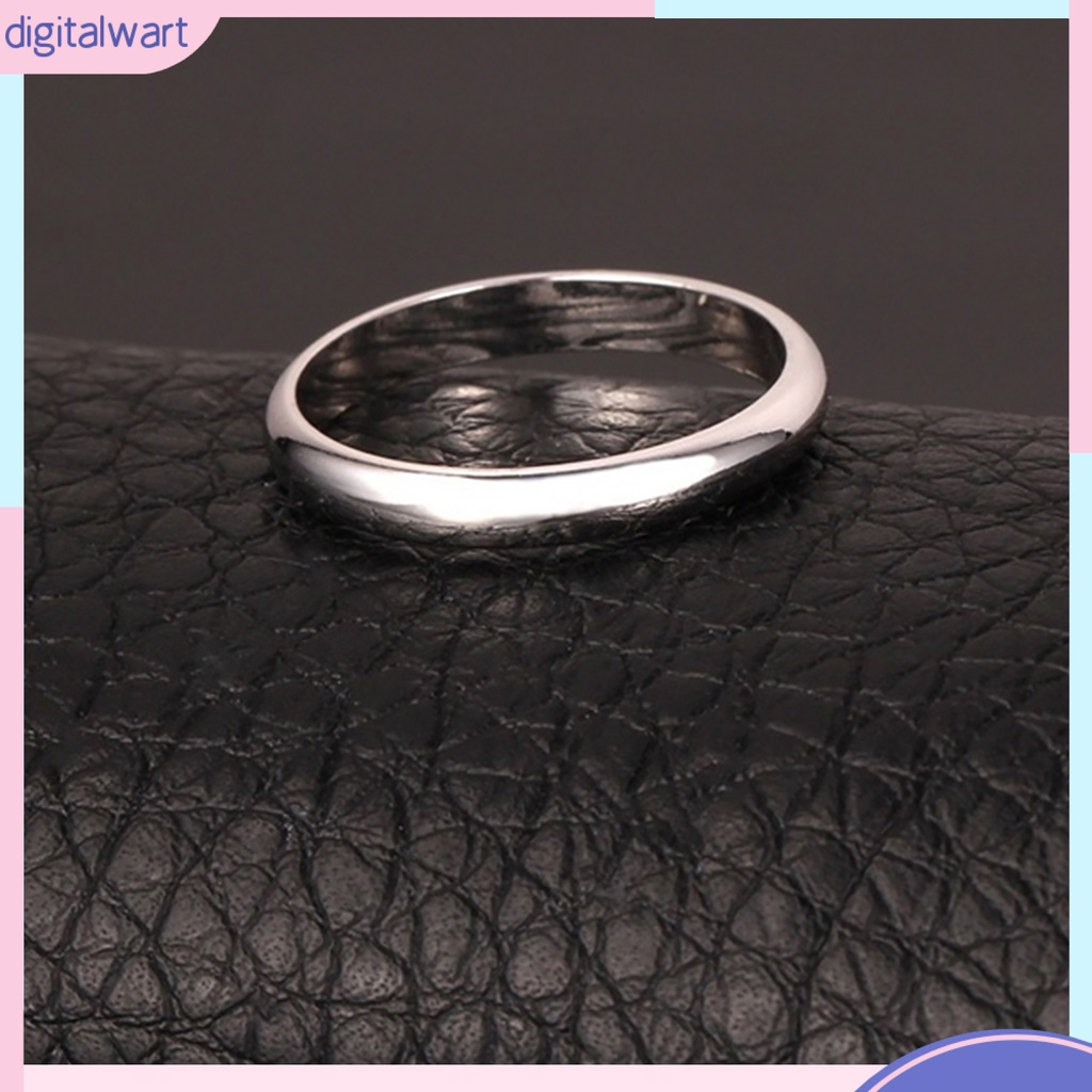 Nhẫn Thép Titan Thiết Kế Đơn Giản Cho Cặp Đôi