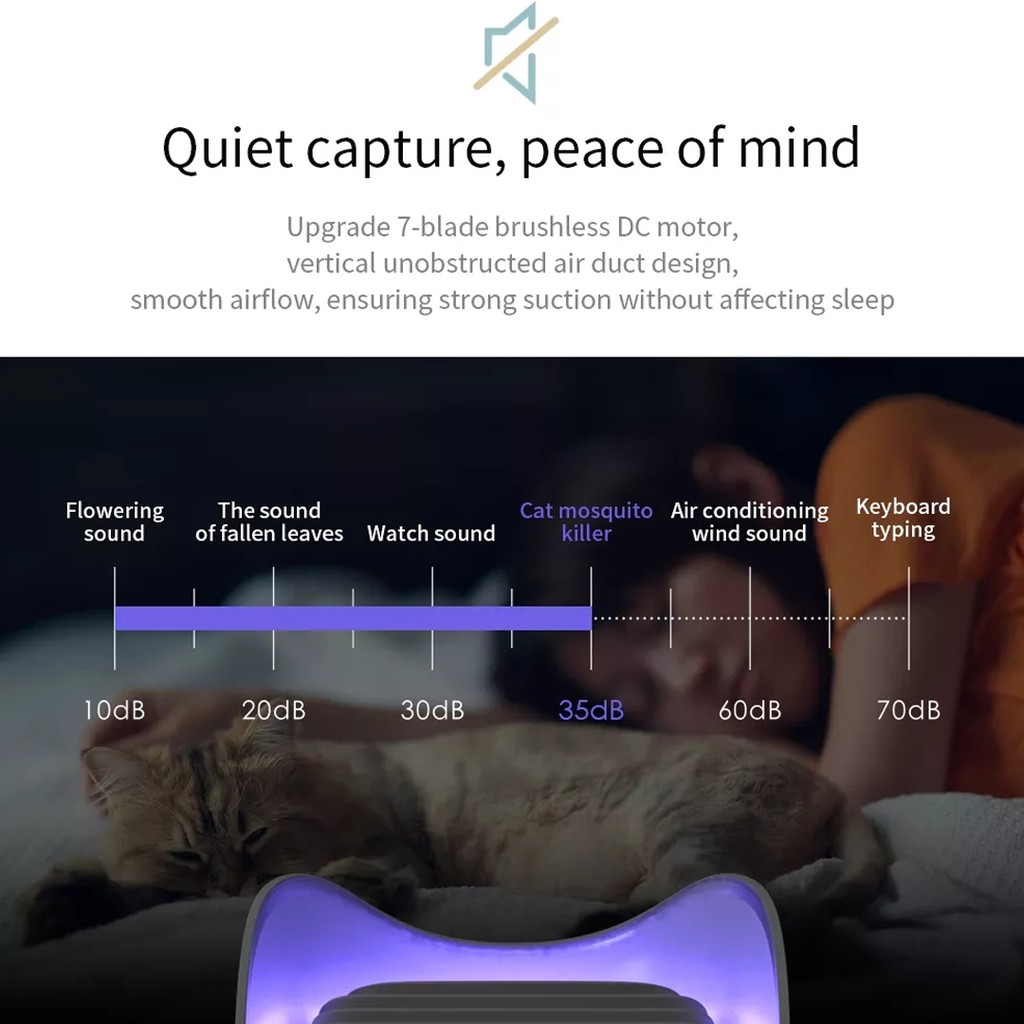 Đèn diệt muỗi XIAOMI YOUPIN 3Life 208 cổng USB tiện dụng