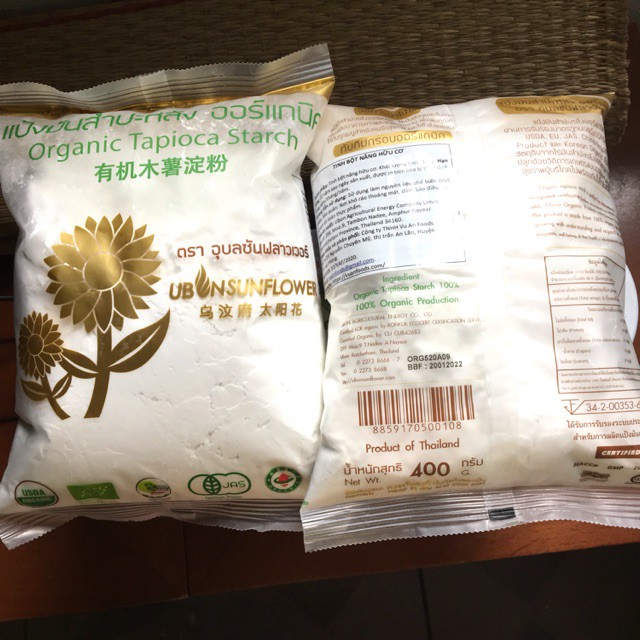 Bột năng hữu cơ Ubon 400g