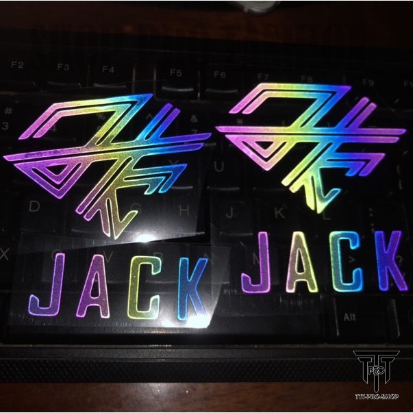 Logo jack j97 Phương Tuấn decal phản quang 7 màu, decal phản quang bạc, là, ủ, ép nhiệt vào tất cả loại áo TTT-RPO SHOP