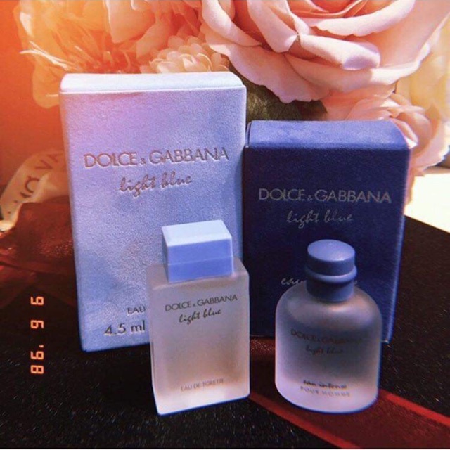 Nước hoa mini nam/ nữ DG Light Blue 4,5ml | BigBuy360 - bigbuy360.vn