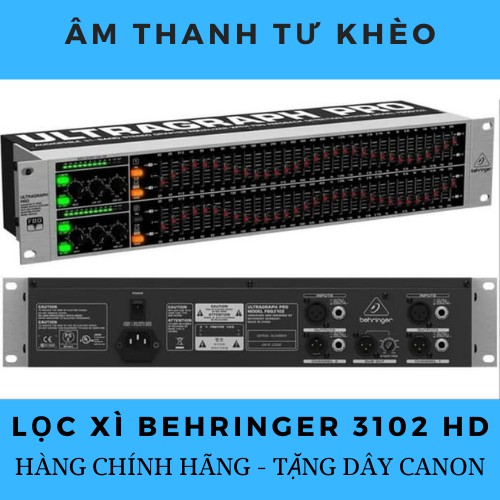 ( HÀNG CHÍNH HÃNG ) Lọc xì equalizer cao cấp BEHRINGER ULTRAGRAPH PRO FBQ3102 chính hãng công nghệ của Đức