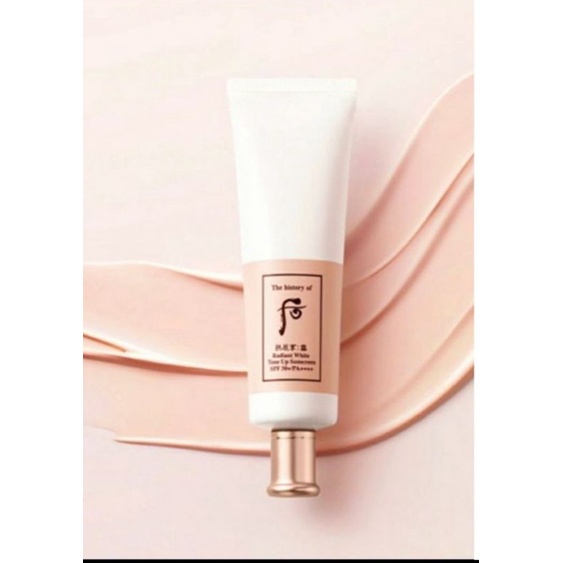 Kem chống nắng dưỡng trắng nâng tone tức thì WHOO RADIANT WHITE TONE UP SUNSCREEN SPF50+/ PA++++
