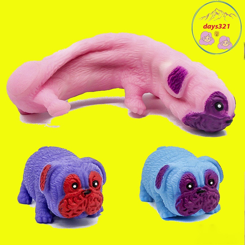 SQUISHY Con Chó PUG chó Pitbull Cát Kéo dài cực đáng yêu hot tiktok bóp xả stress giảm căng thẳng