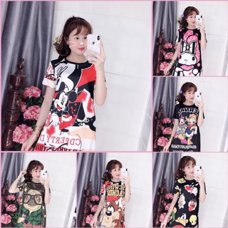 Đầm thun 3d hoạt hình quảng châu (40-62kg)