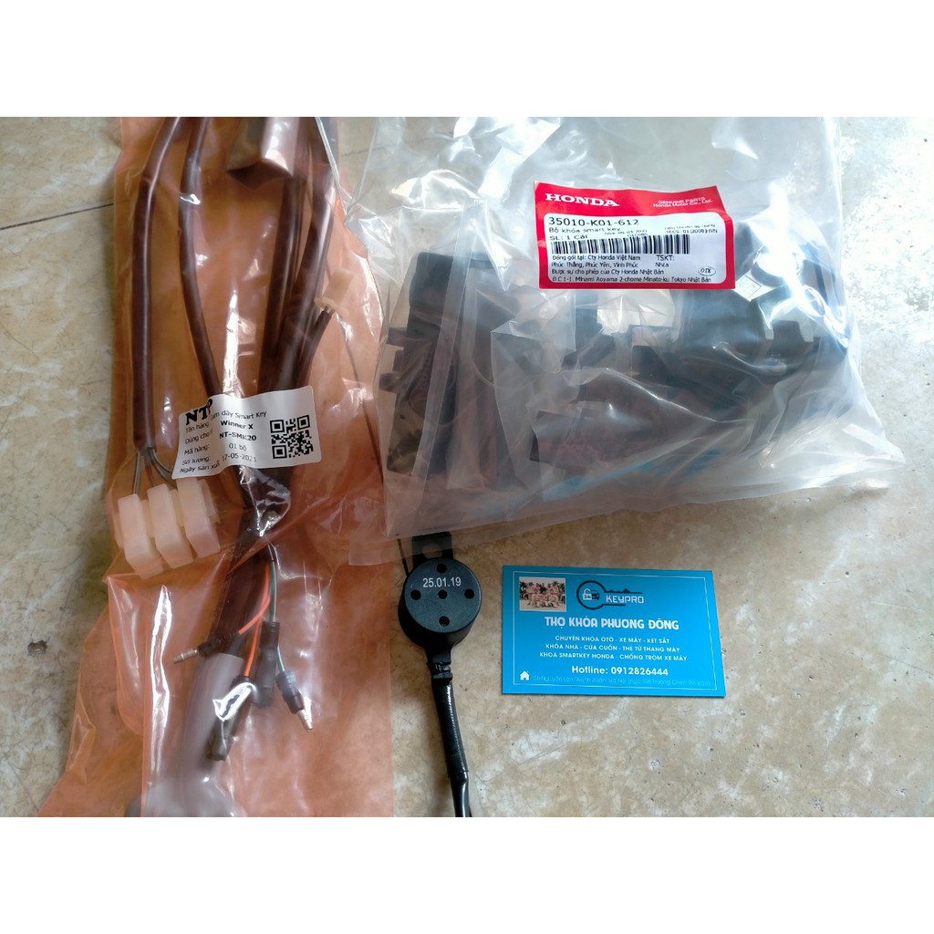 Bộ khoá Smartkey Honda Chính Hãng Kèm Dây Giắc