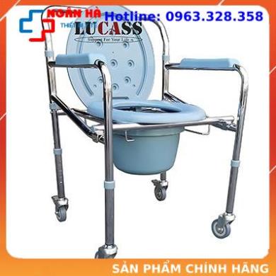 Bô vệ sinh dành cho người già, Ghế vệ sinh có bô cho người già người khuyết tật Lucass