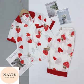 Pijama lụa lửng - hàng sẽ được giao ngẫu nhiên