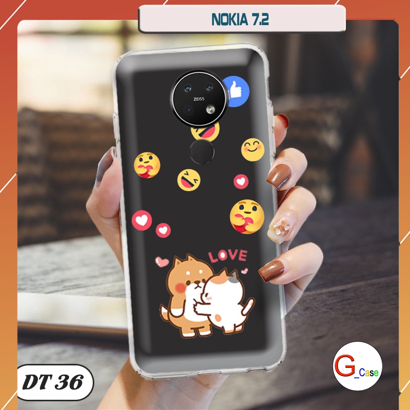 Ốp lưng điện thoại Nokia 7.2 dẻo trong in hình