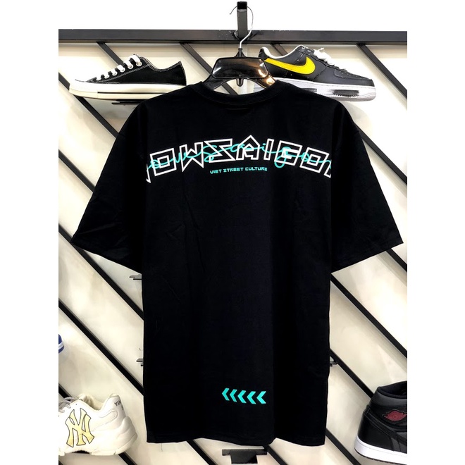 Áo thun NOW sài gòn SIGNATURE DROP SHOULDER TEE Full tag Nam nữ - Gin Store