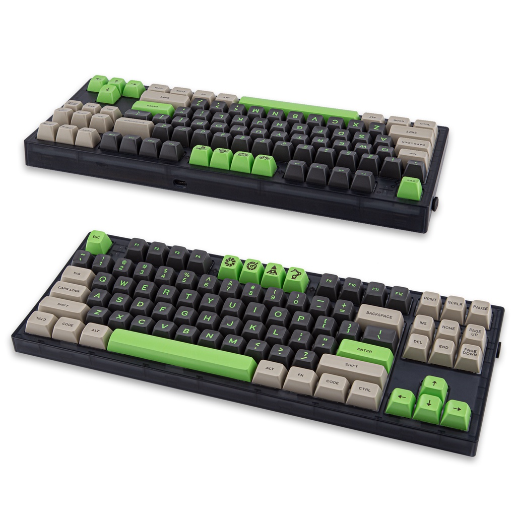 Aifei SA Profile Double Shot ABS Keycaps 172 Bộ phím Cơ bố trí ANSI & ISO cho Cherry MX Switch