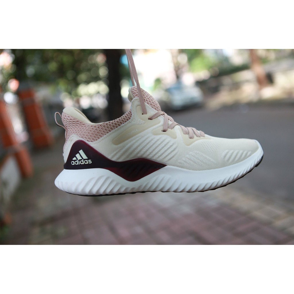 [HÌNH THỰC TẾ] Giày sneaker Adidas alphabounce beyond màu kem