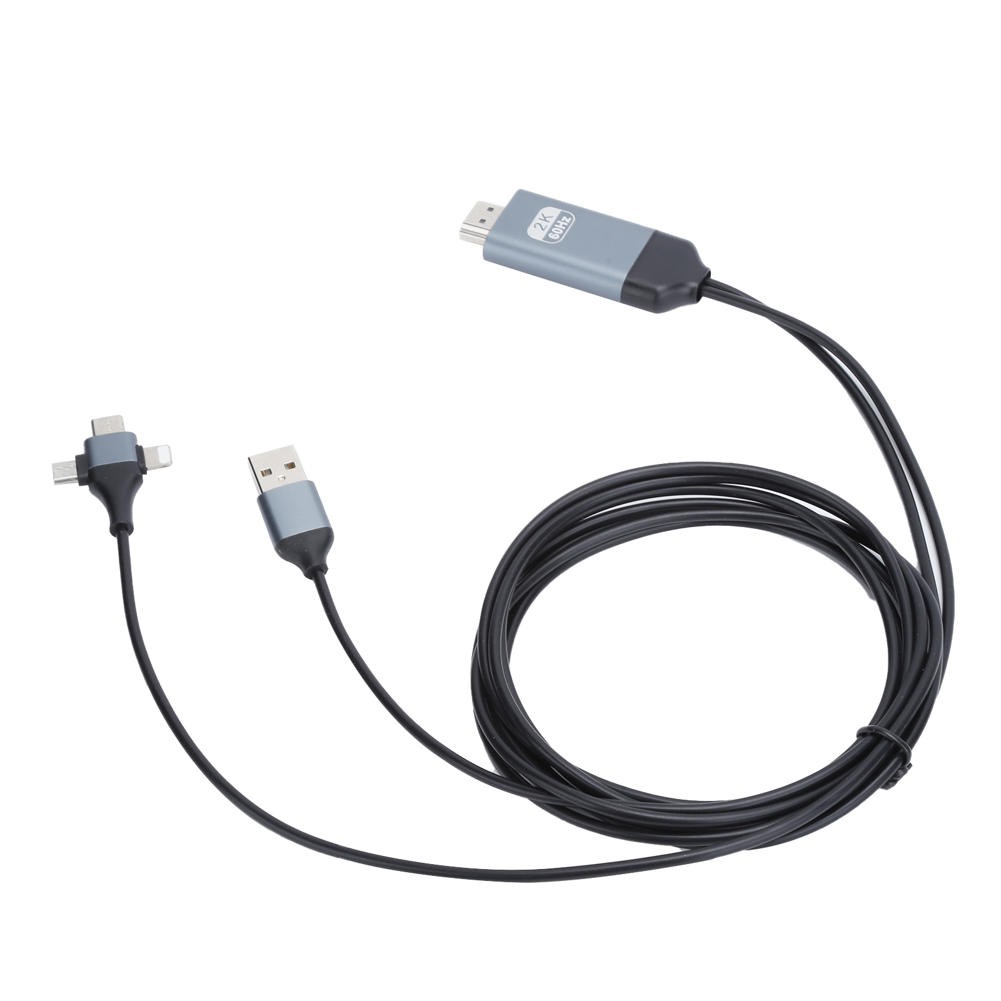 Đầu Chuyển Đổi 3 Trong 1 Từ Cổng Type C Sang Cổng Hdmi Tiện Dụng