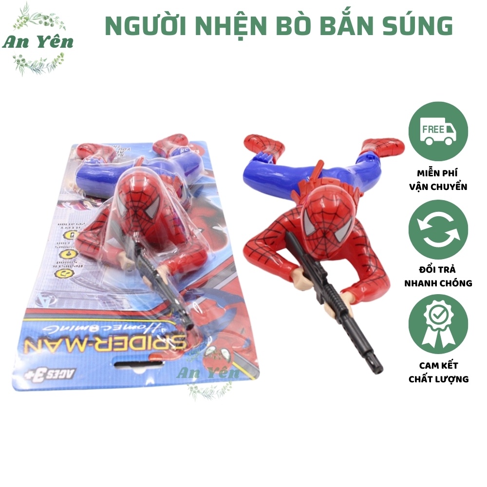 đồ chơi Người nhện bò bắn sung cho bé