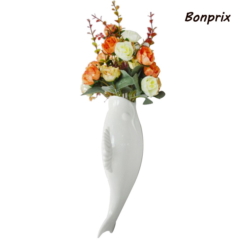 Bình Hoa Treo Tường Trang Trí Hình Chú Cá Đáng Yêu