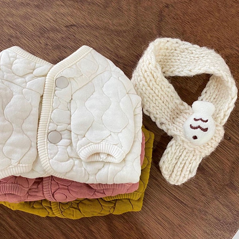 Áo Khoác Cotton Dày Ấm Áp Cho Thú Cưng Chó Mèo Poodle Pomeranian Schnauzer Yorkshire