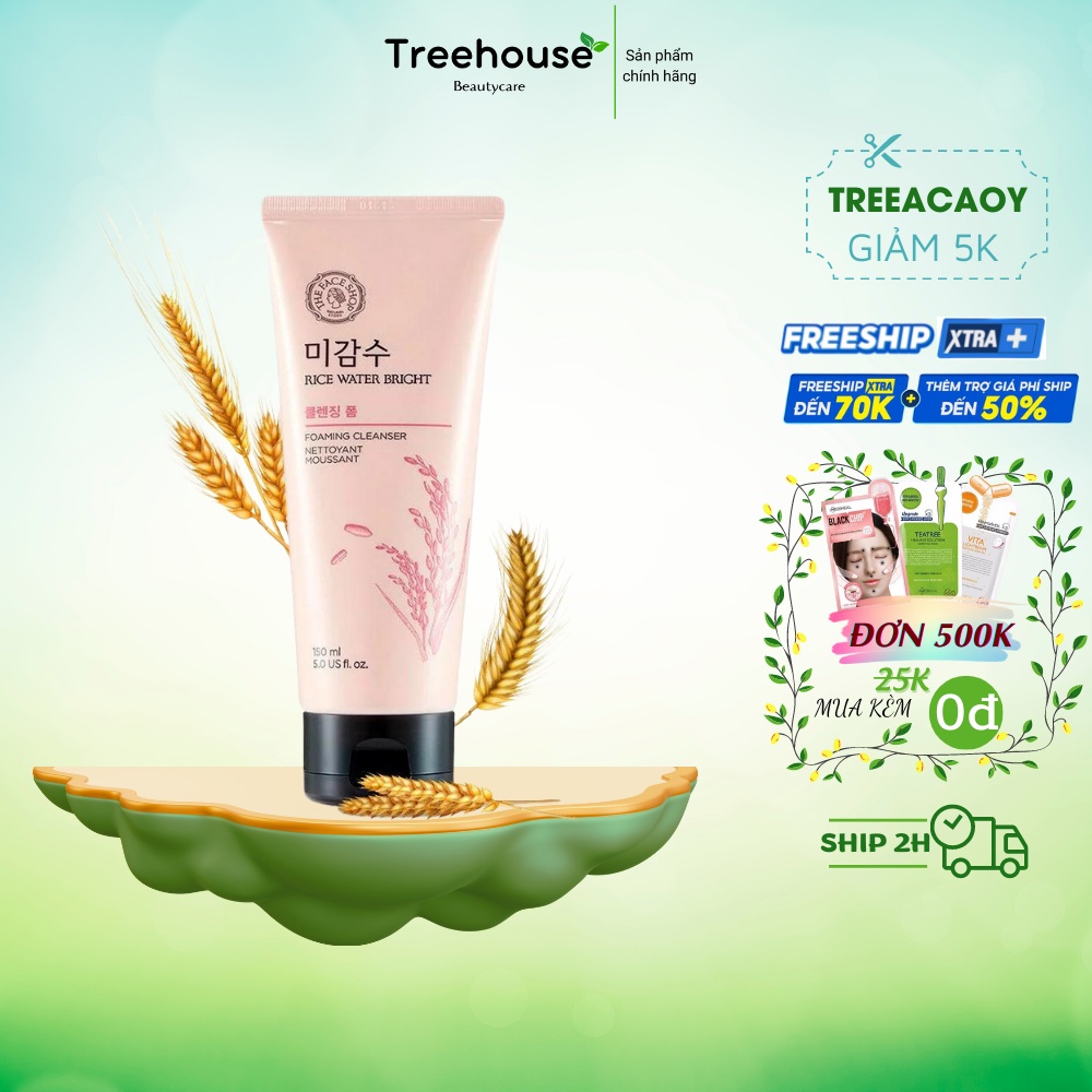 Sữa Rửa Mặt The Face Shop Gạo Rice Water Rice 150ml TREEHOUSE
