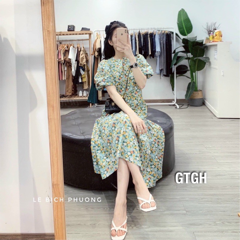 VÁY HOA NHÍ ĐUÔI CÁ | BigBuy360 - bigbuy360.vn