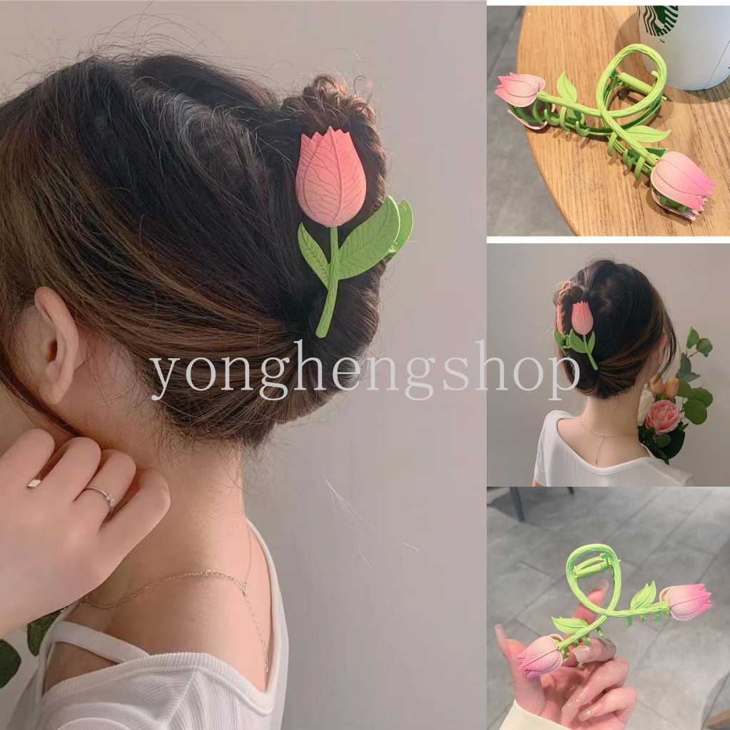 Kẹp TóC HìNh Hoa Lá BằNg Kim LoạI ThờI Trang Cho Nữ
