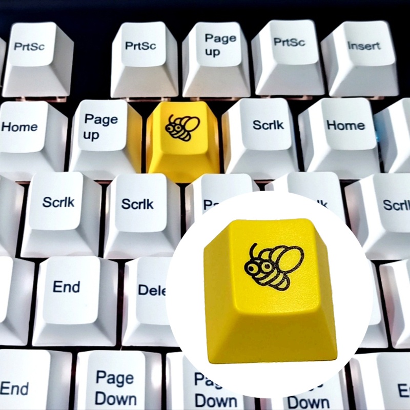 Nắp Đậy Phím Cơ Pbt Bền Bỉ Hình Ong Đốm