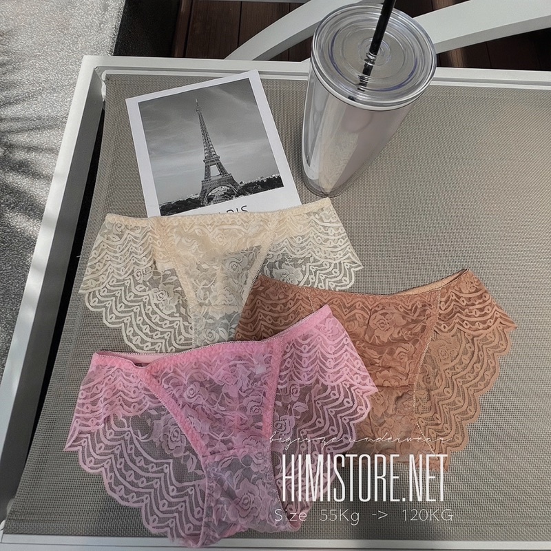 QUẦN LÓT REN BIGSIZE NỮ CAO CẤP CHẤT CO DÃN MỀM MẠI THOÁNG MÁT - HIMISTORE.NET