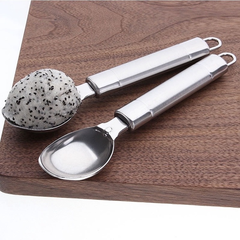 1 Muỗng Múc Kem/Trái Cây Bằng Thép Không Gỉ