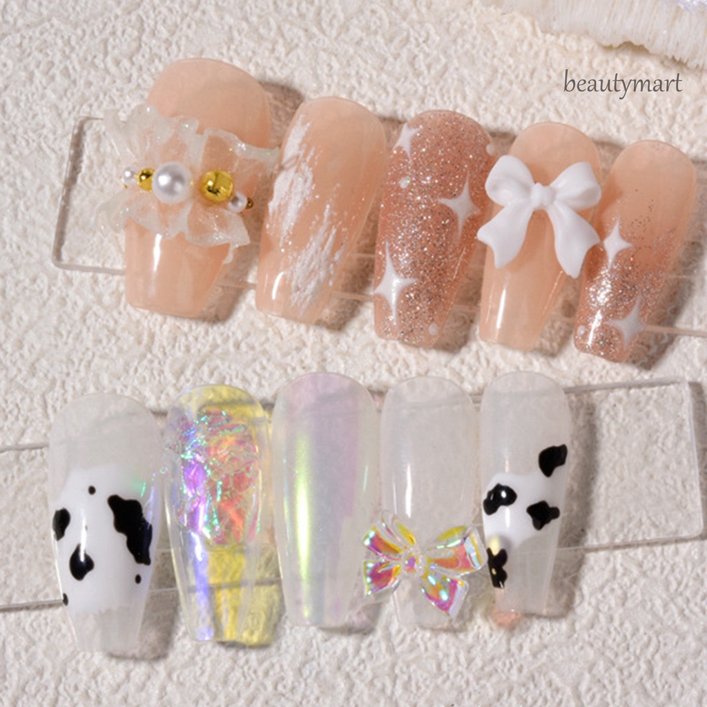 [Hàng mới về] Hộp phụ kiện trang trí móng tay hiệu ứng 3D dễ thương DIY