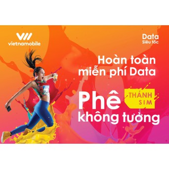 Thánh Sim Vietnamobile - tháng 20k - Không Giới Hạn Dung Lượng Data