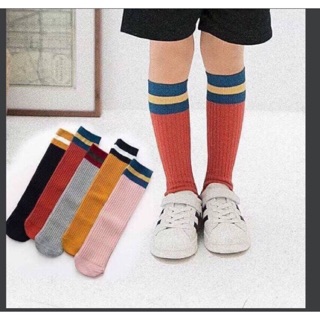 Combo 10 đôi tất cao cổ cho bé trai và gái