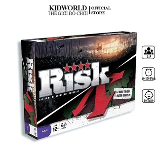 Trò Chơi Risk Đen Chiến Tranh Thế Giới, Board Game Chiến Thuật Hay Cho Nhóm 3-5 Người Chơi