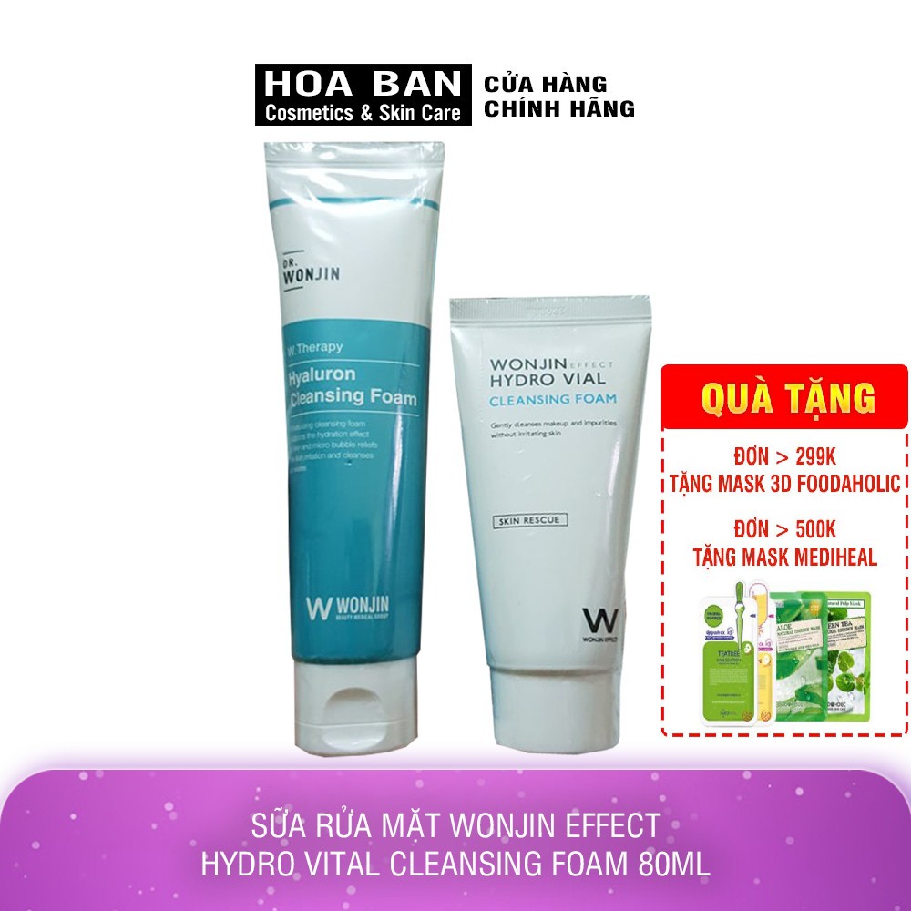 Sữa Rửa Mặt Wonjin Effect Hydro Vital Cleansing Foam 80ml