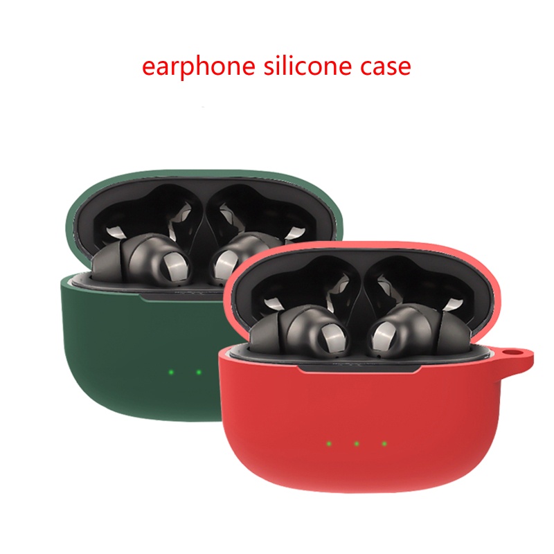 Vỏ Bảo Vệ Hộp Sạc Tai Nghe Oraimo FreePods 3 Bằng Silica Chống Trượt Chống Sốc