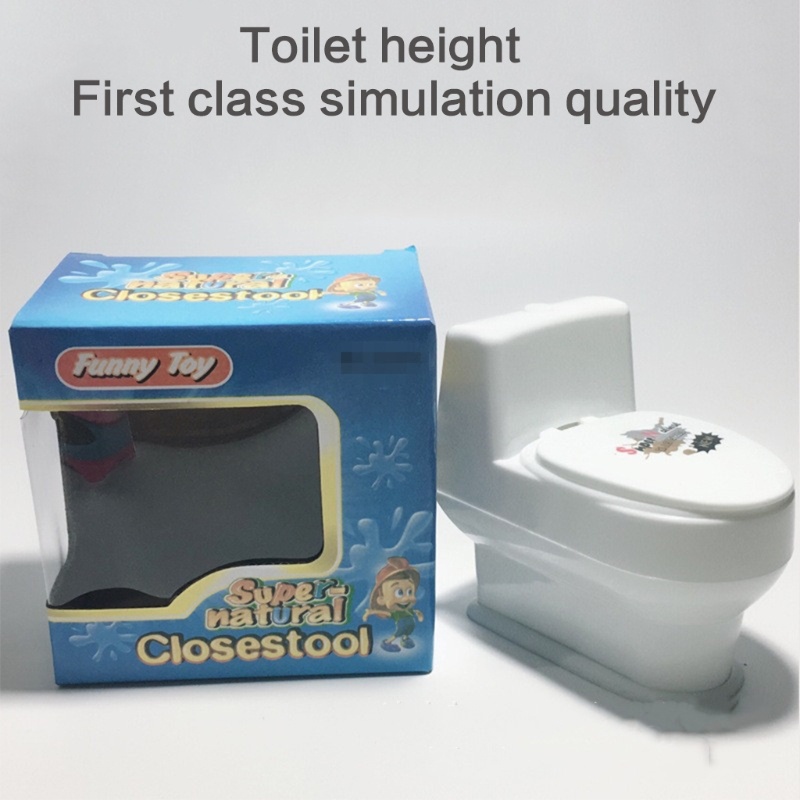 Đồ Chơi Bồn Cầu Xịt Nước 3D Dành Cho Trẻ Em 4 Tuổi