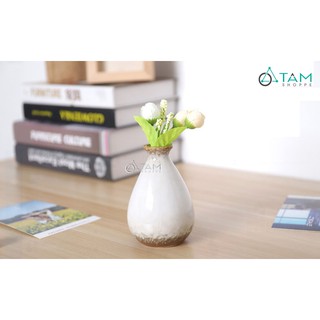 Lọ hoa đẹp trang trí bằng gốm TAN