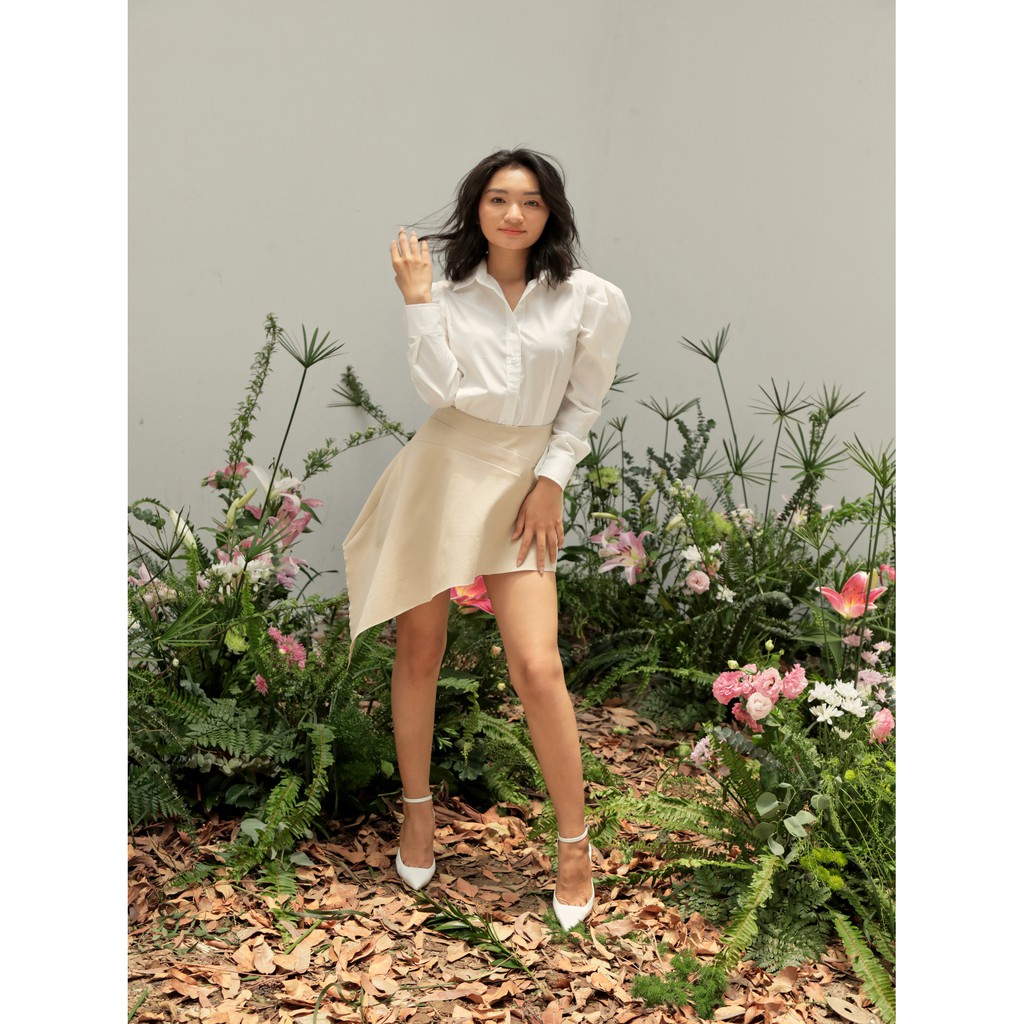 COCO SIN - Chân Váy Nude Xếp Ly | BigBuy360 - bigbuy360.vn