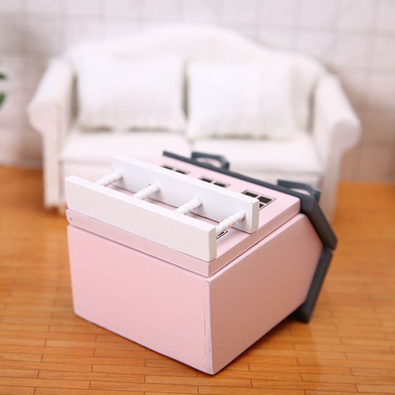 Mô Hình Ngôi Nhà Villa Mini Tỉ Lệ 1: 12 Dùng Để Trang Trí Nhà Búp Bê