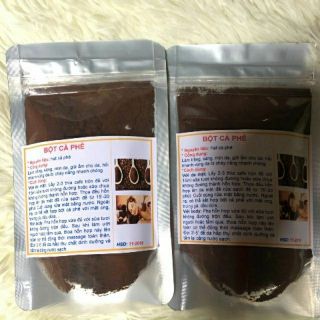 Bột caphe nguyên chất tắm trắng