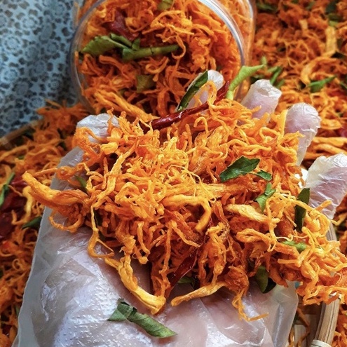 Khô gà thơm ngon có gói nhỏ ăn thử | BigBuy360 - bigbuy360.vn