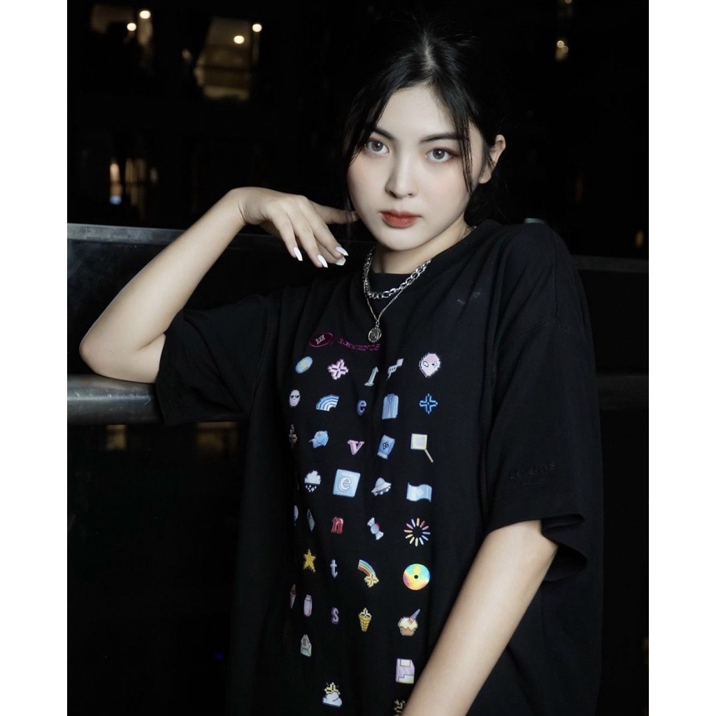Áo thun Levents Internetlove Pixel form từ 40kg đến 90kg, chất vải cotton Thời trang Unisex HCM AL148