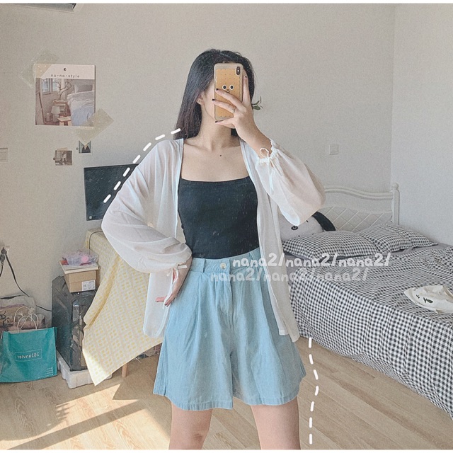 Áo khoác voan mỏng