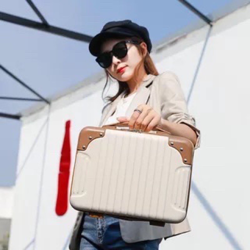 Vali mini tiên gọn hót 2021 túi đựng hành lý 14in