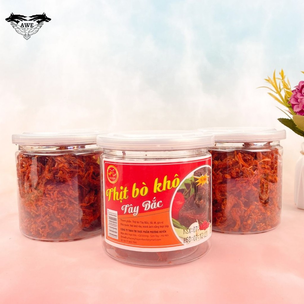 [HÀNG CAO CẤP] Khô Bò, Thịt Bò Khô Sợi Tây Bắc Mượt Lee 180gr