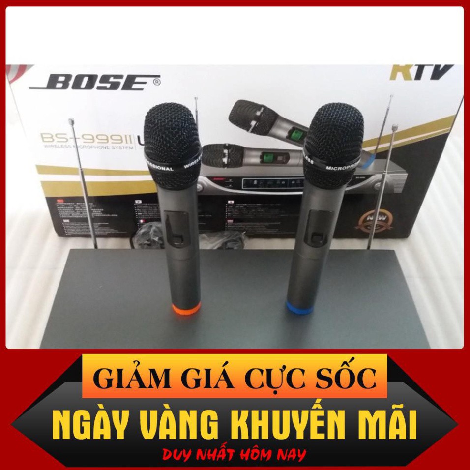 MIC KHÔNG DÂY BS 999ii hàng loại 1