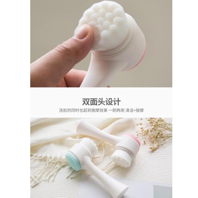 DỤNG CỤ CỌ RỬA MẶT MASSAGE SILICONE 3D