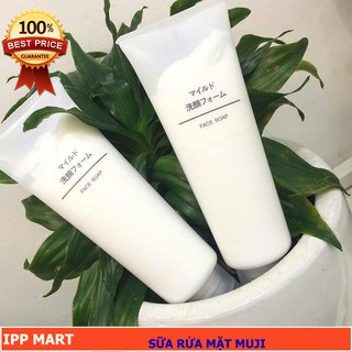 Sữa rửa mặt Muji face soap Nhật Bản dịu nhẹ làn da
