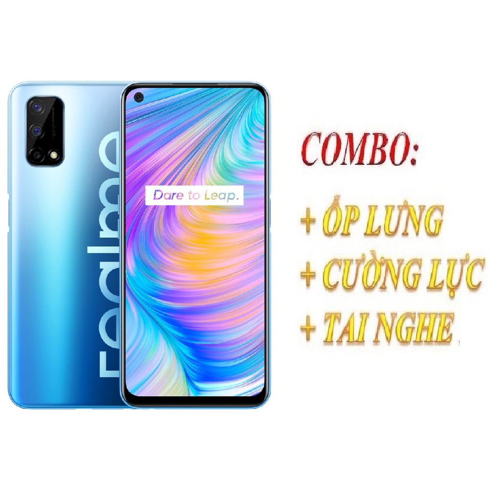 Combo điện thoại Realme Q2 4/128Gb + Ốp lưng + Cường lực + Tai nghe 5G - Hàng nhập khẩu | BigBuy360 - bigbuy360.vn