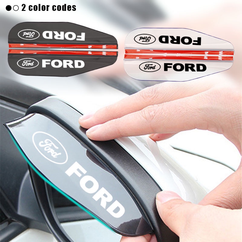 Set 2 tấm che mưa cho gương chiếu hậu xe hơi Ford Fiesta Ecosport ESCORT Ranger
