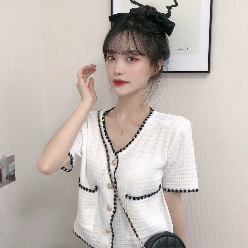 FREESHIP ÁO CROTOP LEN XỐP MỎNG BASIC VINTAGE